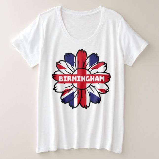 Birmingham Union Jack Sunflower British Pride (Design devant)