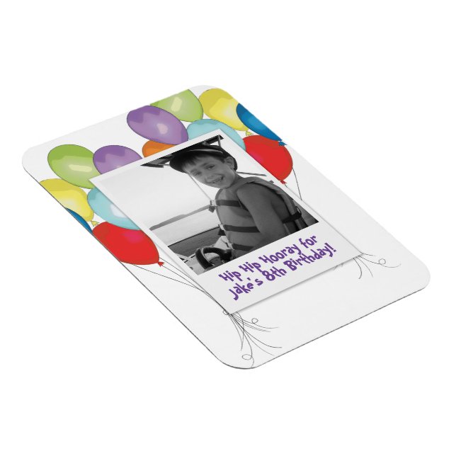 Birthday Balloons Photo magnet (Côté Droit)