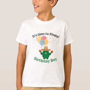 Birthday Boy Il est temps de Fiesta T-shirt