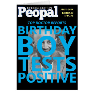 Birthday Boy Tests Positif, Funny Homme Anniversai