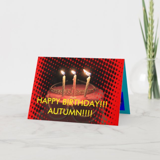 Birthday Cake Close Carte Anniversaire (Devant)