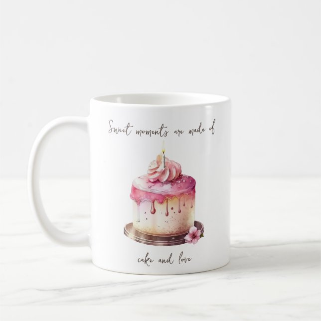 Birthday Cake Mug (Gauche)