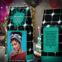 Birthday Photo Aged To Perfection Black Favors