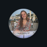 Birthday Photo Magnet with your text<br><div class="desc">Cute Photo magnet to invite them for your birthday party,  as a thank you for coming to your event,  or to invite them for the big day.
Add your own photo and a personal message.</div>