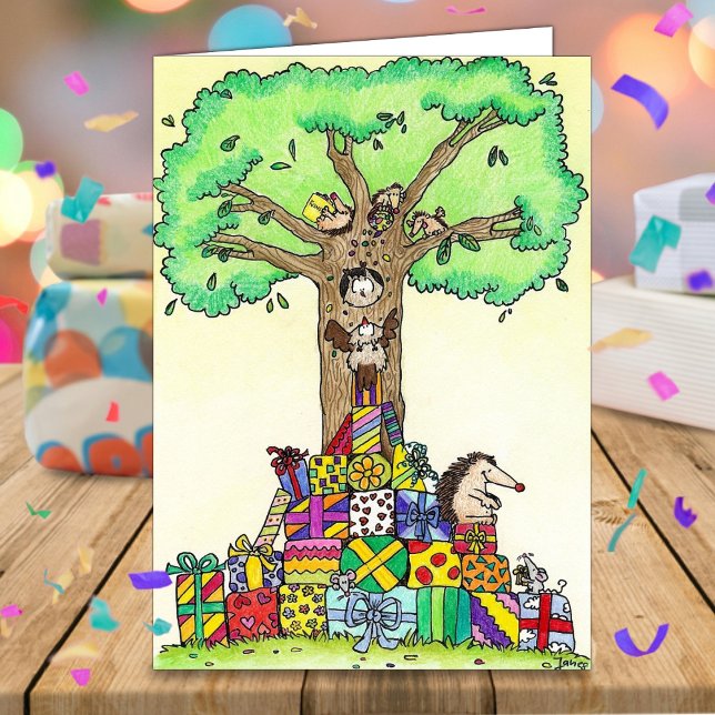 BIRTHDAY PRÉSENTE la carte de voeux de Nicole Jane (Créateur téléchargé)