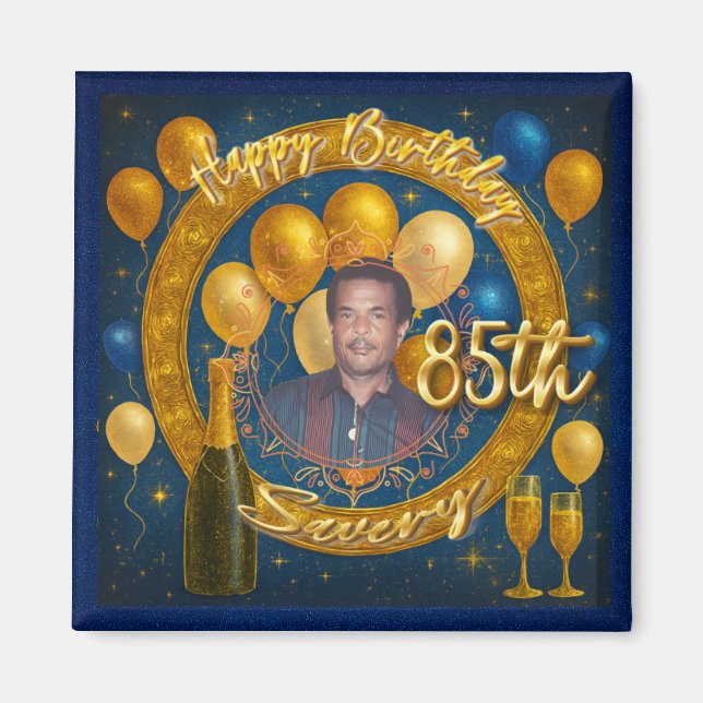 'Birthday Treasures: Designs for every Age' Magnet (Devant)