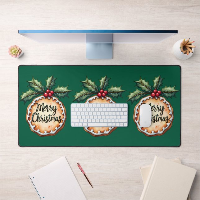 Biscuit de Noël avec des baies de houx (Bureau 1)