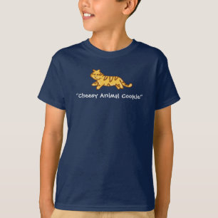 Biscuit drôle d'animal de tigre du T-shirts