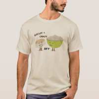 Biscuit + T-shirt drôle de la sauce au jus BFF