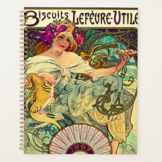 Biscuits Lefevre-Utile par Alphonse Mucha (1896)