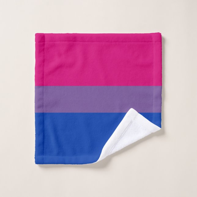 Bisexual pride (Gant de toilette)