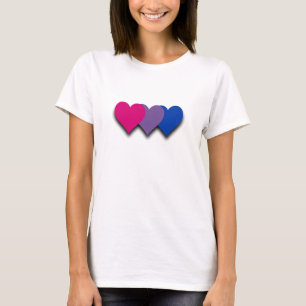 Bisexualité coeur de fierté T-shirt