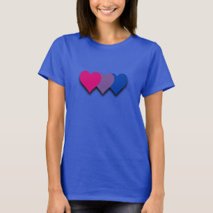 Bisexualité coeur de fierté T-shirt