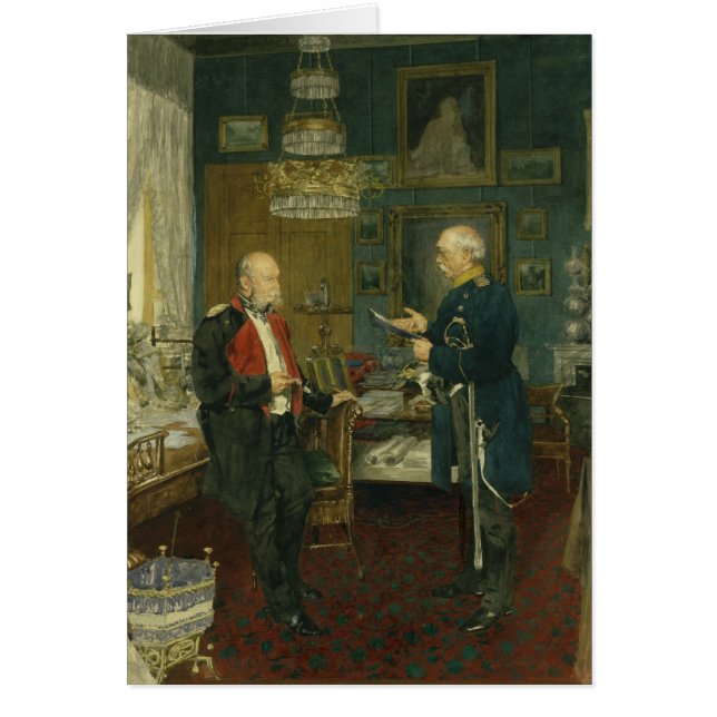 Bismarck avec l'empereur Wilhelm I (Devant)
