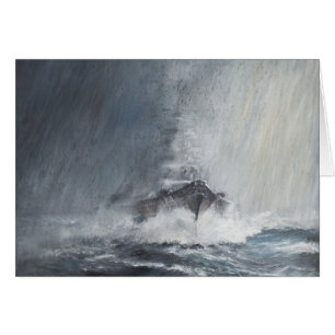 Bismarck par des rideaux du verglas de pluie