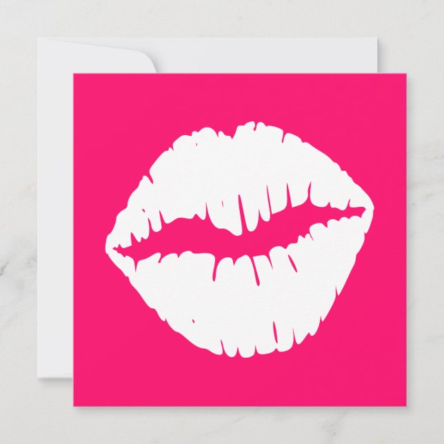 Bisou rose et blanc (Devant)