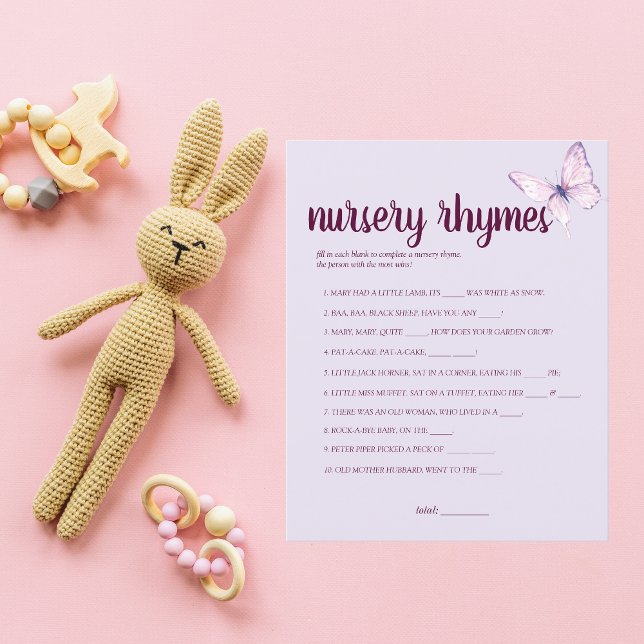 Bisous Papillon Jeu de Comptines pour Bébé | Viole (Créateur téléchargé)