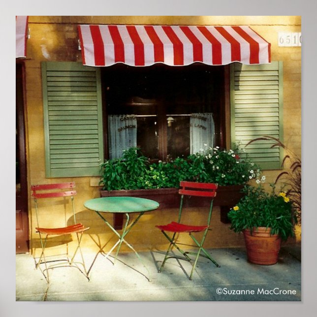 Bistro - Impression en toile (Devant)