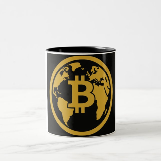 Bitcoin global asset mug (Centre)
