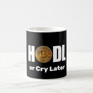 Bitcoin hodle mug