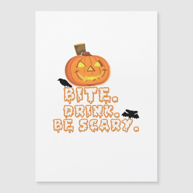 Bite Drink Be Effrayant Halloween (Devant)