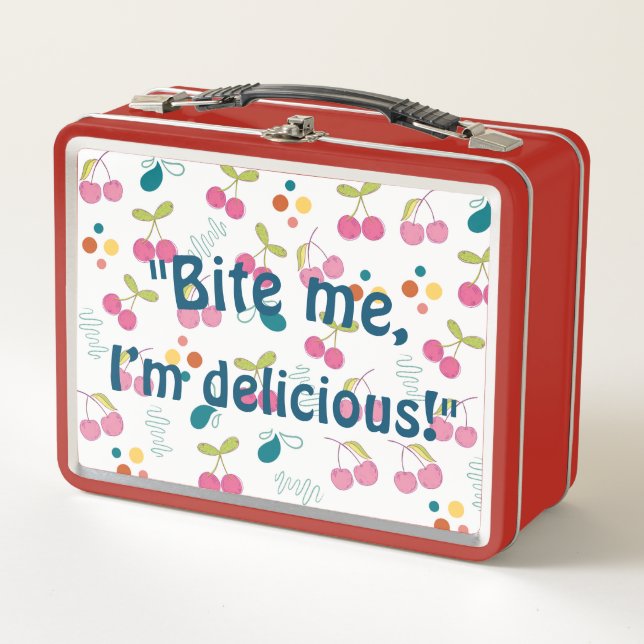 Bite Me Metal Lunchbox (Devant)
