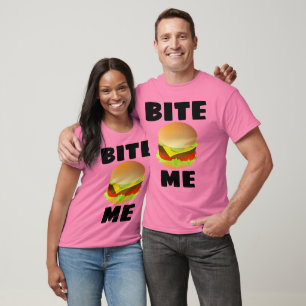 BITE ME, T-shirts CHEESEBURGER