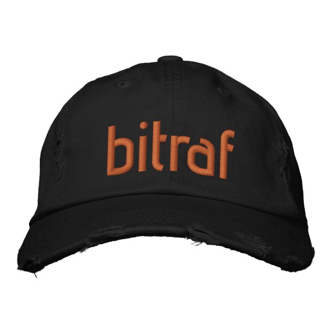 Bitraf - casquette brodert (Devant)
