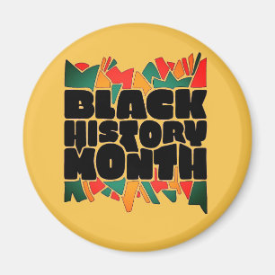 Bits colorés Black History Mois Magnet
