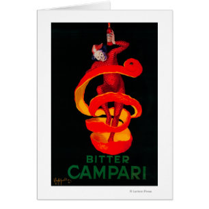 Bitter Campari Poster Vintage Europe