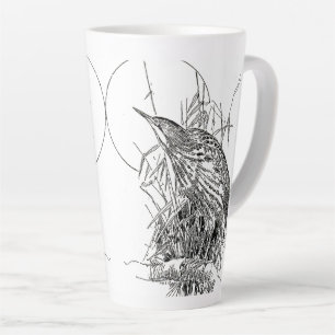 Bittern Heron Birds Animaux Mug Latte Mug