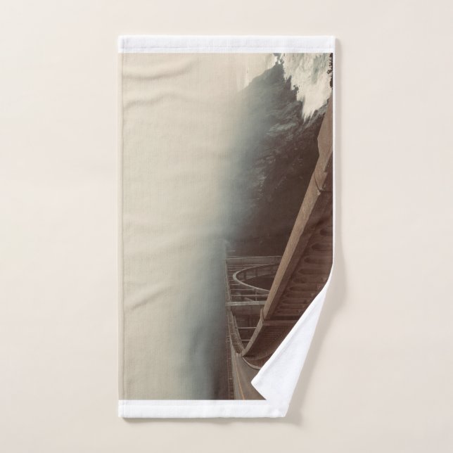 Bixby Bridge Toile Big Sur California (Serviette à main)
