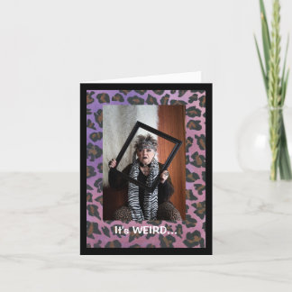 Bizarre à l'âge que les personnes âgées carte