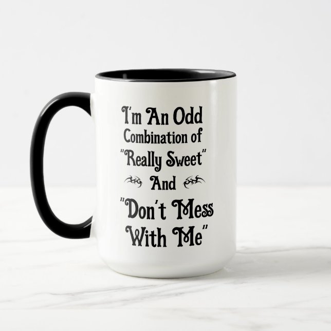 Bizarre mélange café Mug (Gauche)