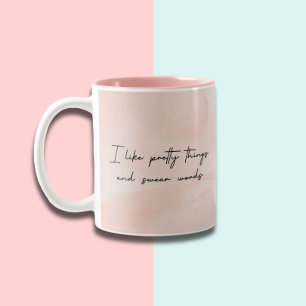 Bizarre Sarcastique Jolie Chose Cadeau Mug Pour El
