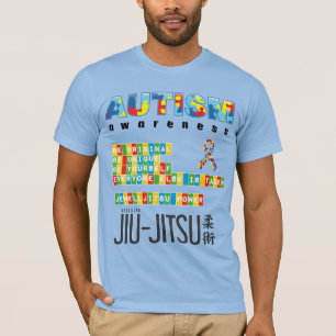 BJJ avec T-shirt autiste