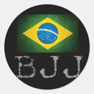 BJJ brésilien Sticker Drapeau Jiu Jitsu