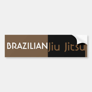 BJJ Brown Belt Bumper Sticker