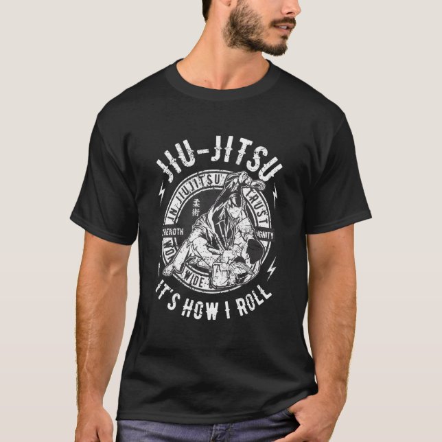 Bjj Tshirt brésilien Jiu Jitsu Tee C'Est Comme Ça (Devant)
