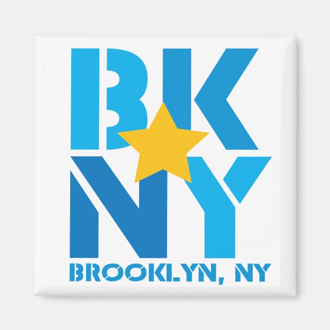BK Brooklyn Magnet bleu (Devant)