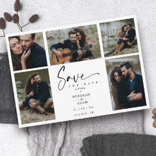 Black 5 Photos Chic tendance Collage Mariage Covid