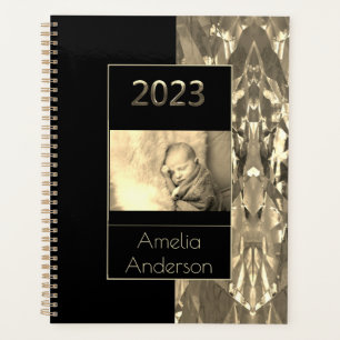 Black and Gold Sepia Bonne année 2023