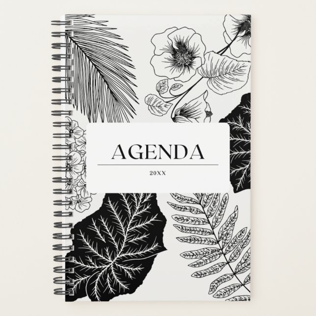 Black and White Desing Planner (Devant)