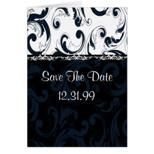 Black and White Floral