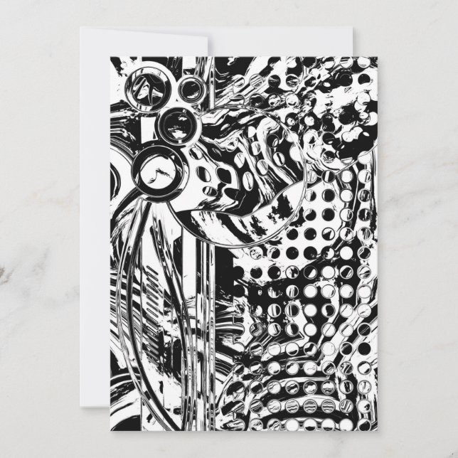 Black and White Geometric Art 20 (Devant)