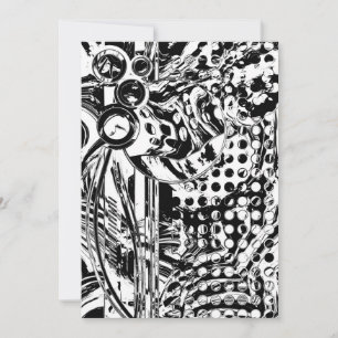 Black and White Geometric Art 20