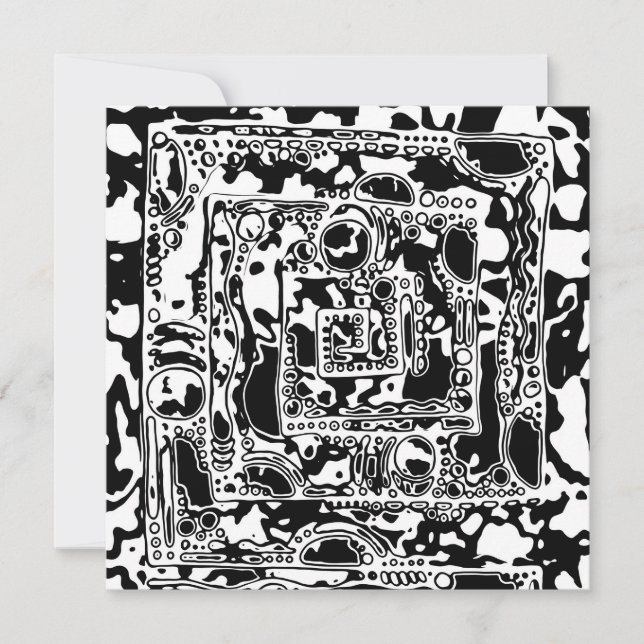 Black and White Geometric Art 25 (Devant)