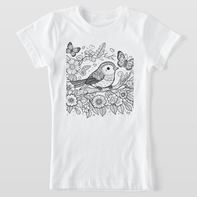 Black and White Nature T-Shirt (Créateur téléchargé)
