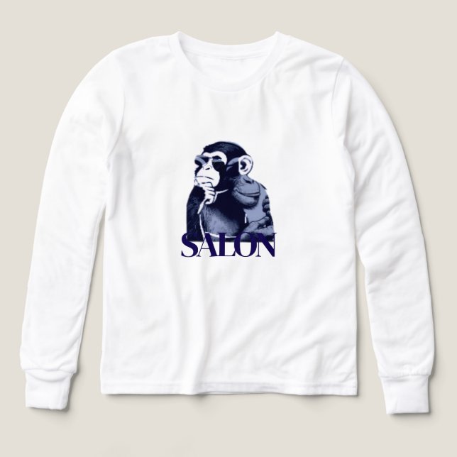 black and white  T-Shirt (Motif recto)