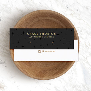 Black Astrology Stars Étoiles Écouté Elevage Carte